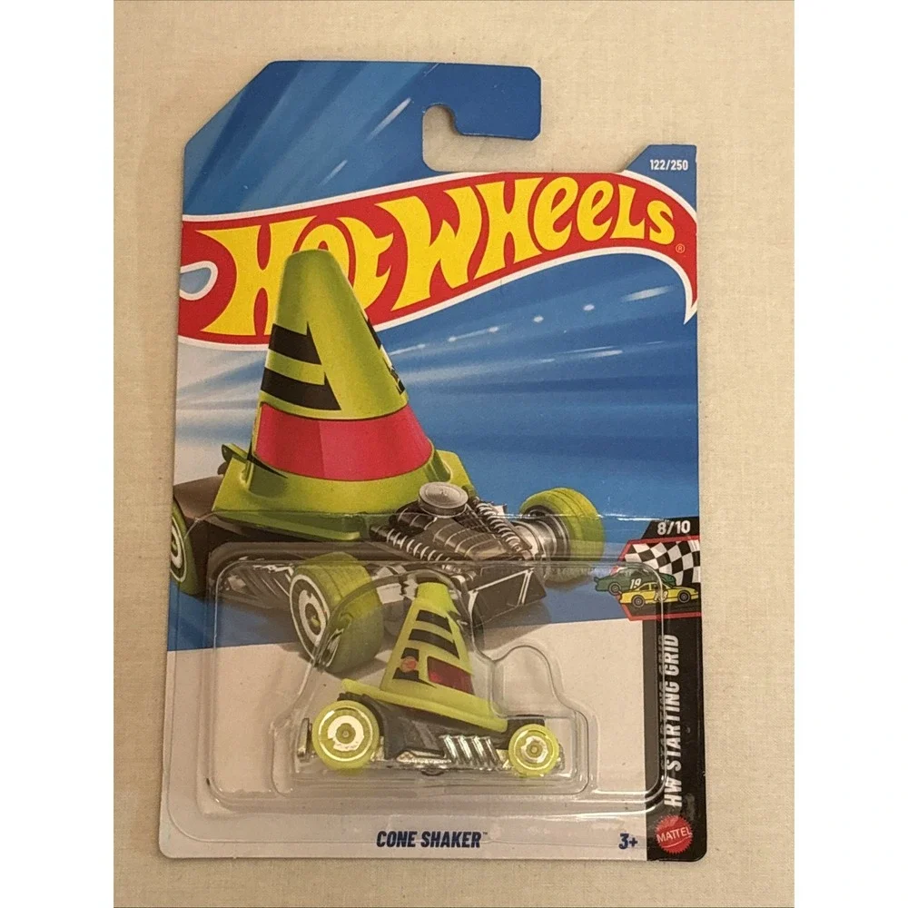 Hot Wheels Cone Shaker Treasure Hunt 122/250 HW Starting Grid 2025 Green 1:64